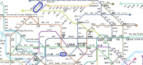 ソウル地下鉄路線図