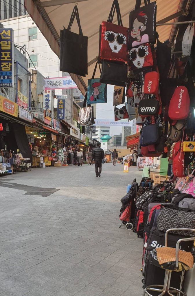 韓国ソウル　南大門市場2020年3月現在　コロナの影響で観光客激減